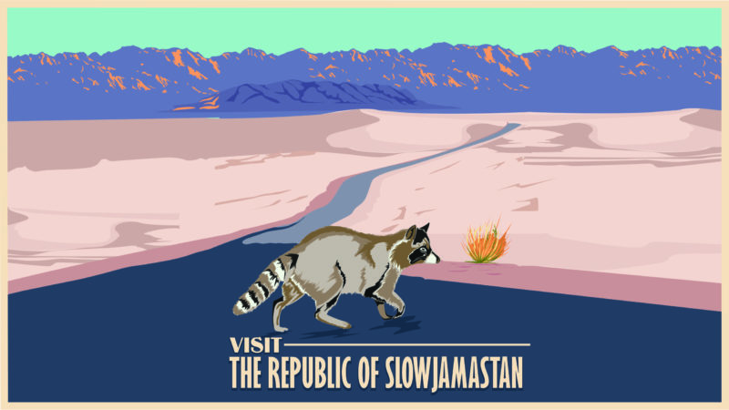 Republic of Slowjamastan Postage Stamp Collector Series - The